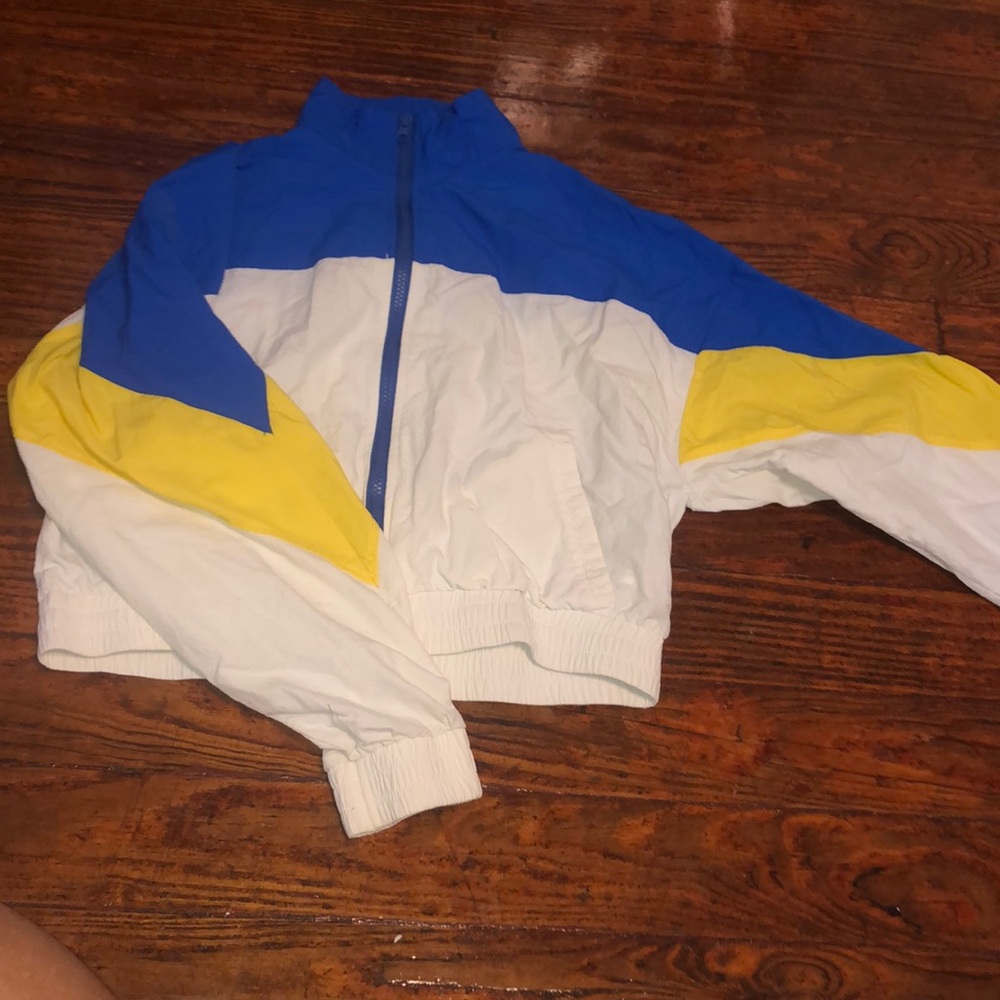 Colorblock wind breaker
